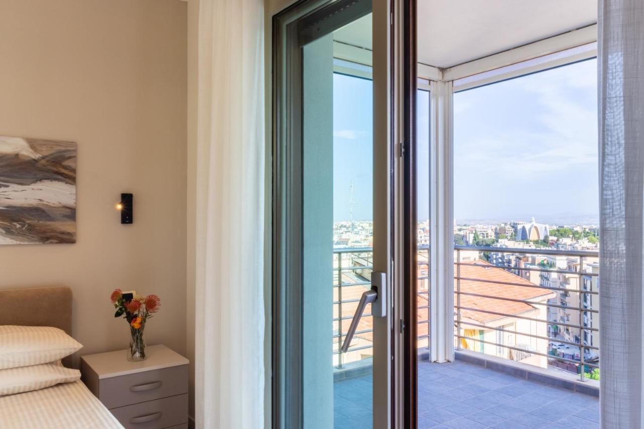 Terrazza61 - Appartamento Con Vista Spettacolare Sulla Citta Di Cagliari Kültér fotó