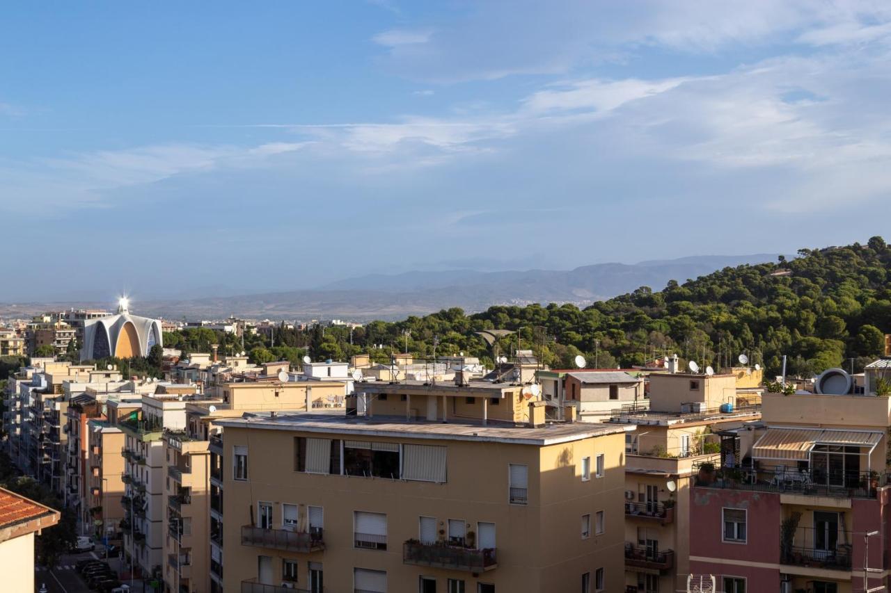 Terrazza61 - Appartamento Con Vista Spettacolare Sulla Citta Di Cagliari Kültér fotó